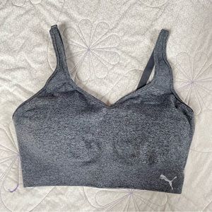 PUMA grey women’s sports bra